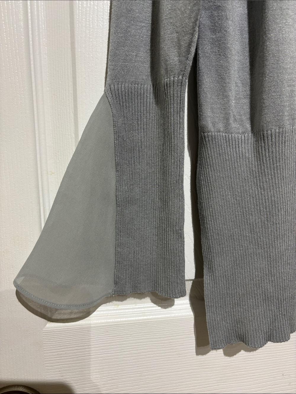 sandwich Women's Gray Long-Sleeve Knit Top - Picture 3 of 9